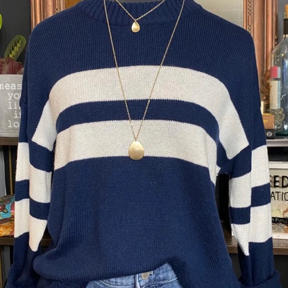 American Eagle striped sweater
